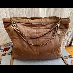 LANVIN Quilted Lambskin Tote Bag